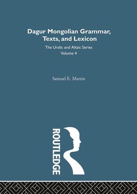 Martin |  Dagur Mongolian | Buch |  Sack Fachmedien