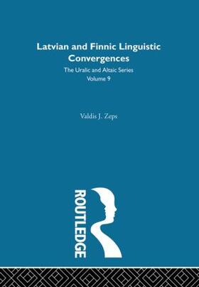 Zeps |  Latvian and Finnic Linguistic Convergence | Buch |  Sack Fachmedien