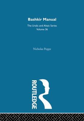 Poppe |  Bashkir Manual | Buch |  Sack Fachmedien