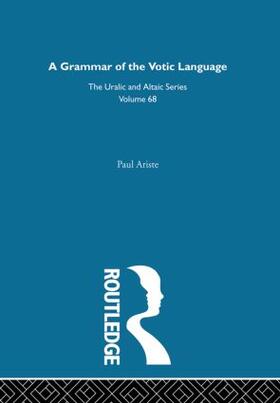 Ariste |  A Grammar of the Votic Language | Buch |  Sack Fachmedien