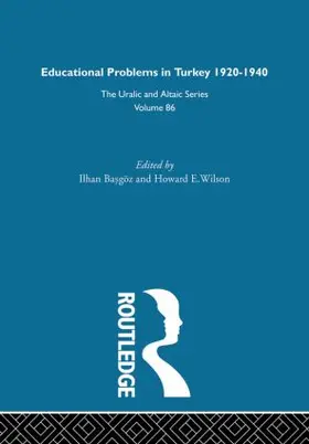 Basgoz / Wilson |  Educational Problems in Turkey | Buch |  Sack Fachmedien