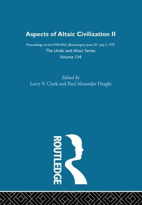 Clark / Draghi |  Aspects of Altaic Civilization II | Buch |  Sack Fachmedien