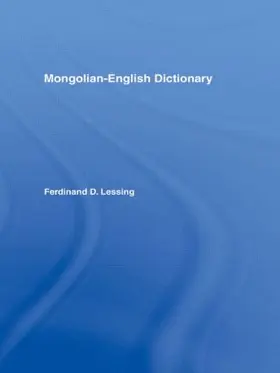 Lessing |  Mongolian-English Dictionary | Buch |  Sack Fachmedien