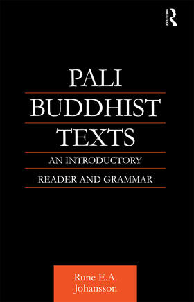 Johansson |  Pali Buddhist Texts | Buch |  Sack Fachmedien