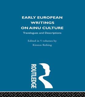 Refsing |  Early European Writings on Ainu Culture | Buch |  Sack Fachmedien