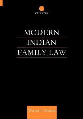 Menski |  Modern Indian Family Law | Buch |  Sack Fachmedien