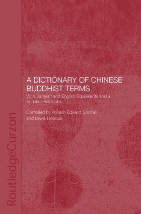 Hodous / Soothill |  A Dictionary of Chinese Buddhist Terms | Buch |  Sack Fachmedien