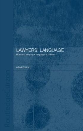 Phillips |  Lawyers' Language | Buch |  Sack Fachmedien