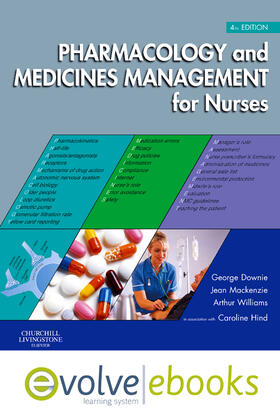 Downie / Mackenzie / Williams | Pharmacology and Medicines Management for Nurses Text and Evolve eBooks Package | Medienkombination | 978-0-7020-4127-3 | sack.de