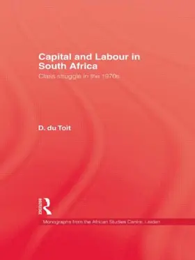 du Toit |  Capital & Labour in South Africa | Buch |  Sack Fachmedien