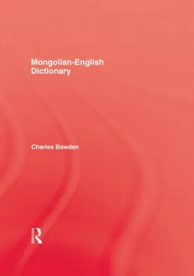 Bawden |  Mongolian English Dictionary | Buch |  Sack Fachmedien