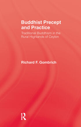 Gombrich |  Buddhist Precept & Practice | Buch |  Sack Fachmedien