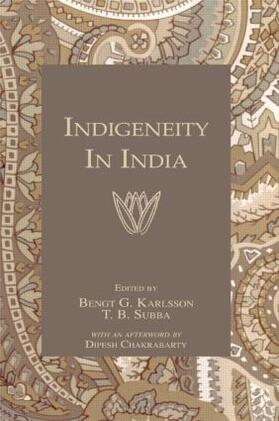 Karlsson / Subba |  Indigeneity In India | Buch |  Sack Fachmedien