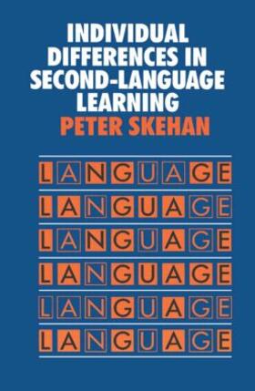 Skehan |  Individual Differences in Second Language Learning | Buch |  Sack Fachmedien