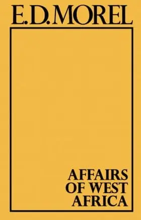 Morel |  Affairs of West Africa | Buch |  Sack Fachmedien