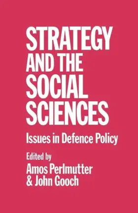 Gooch / Perlmutter |  Strategy and the Social Sciences | Buch |  Sack Fachmedien