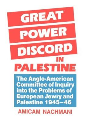 Nachmani |  Great Power Discord in Palestine | Buch |  Sack Fachmedien