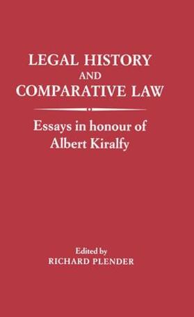 Plender |  Legal History and Comparative Law | Buch |  Sack Fachmedien