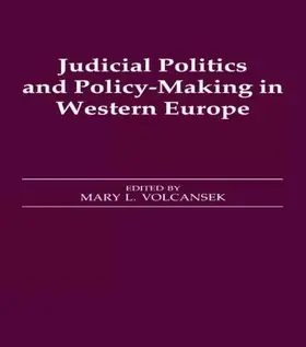 Volcansek |  Judicial Politics and Policy-making in Western Europe | Buch |  Sack Fachmedien