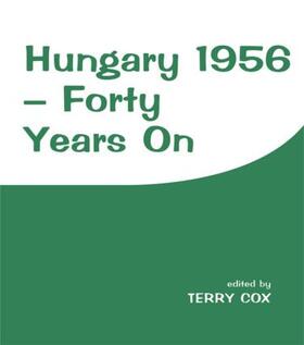 Cox |  Hungary 1956 | Buch |  Sack Fachmedien