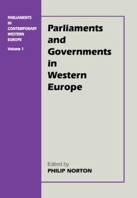 Norton |  Parliaments & Governments in Western Europe | Buch |  Sack Fachmedien