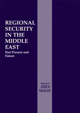 Maoz |  Regional Security in the Middle East | Buch |  Sack Fachmedien