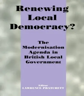 Pratchett |  Renewing Local Democracy? | Buch |  Sack Fachmedien