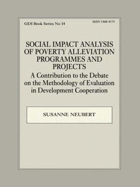 Neubert |  Social Impact Analysis of Poverty Alleviation Programmes and Projects | Buch |  Sack Fachmedien