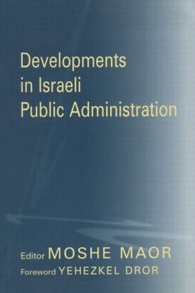 Maor |  Developments in Israeli Public Administration | Buch |  Sack Fachmedien