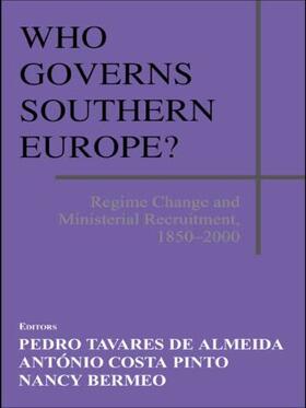 Almeida / Bermeo / Pinto |  Who Governs Southern Europe? | Buch |  Sack Fachmedien