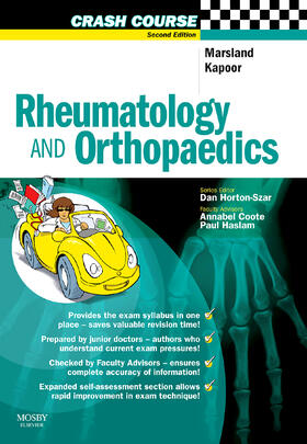 Marsland / Kapoor |  Crash Course Rheumatology and Orthopaedics | Buch |  Sack Fachmedien