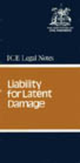  Liability for Latent Damage | Buch |  Sack Fachmedien