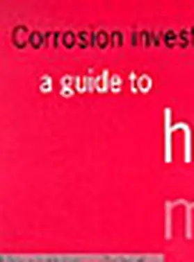 Chess / Gronvold |  Corrosion Investigation: A Guide to Half Cell Mapping | Buch |  Sack Fachmedien