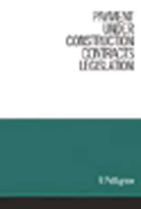 Pettigrew |  Payment under the Construction Contracts Legislation | Buch |  Sack Fachmedien