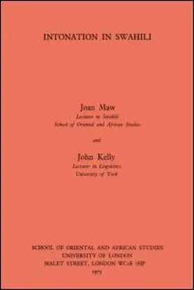 Kelly / Maw |  Intonation in Swahili | Buch |  Sack Fachmedien