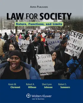 Clermont / Hillman / Johnson |  Law for Society: Nature, Functions, and Limits | Buch |  Sack Fachmedien