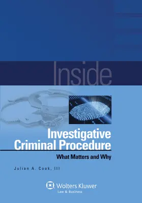 Cook / Cook III |  Inside Investigative Criminal Procedure | Buch |  Sack Fachmedien