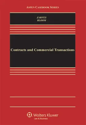 Zarfes / Bloom |  Contracts and Commercial Transactions | Buch |  Sack Fachmedien