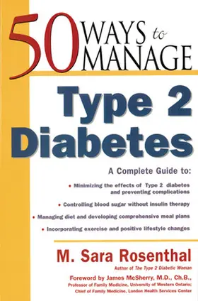 Rosenthal |  50 Ways to Manage Type 2 Diabetes | Buch |  Sack Fachmedien