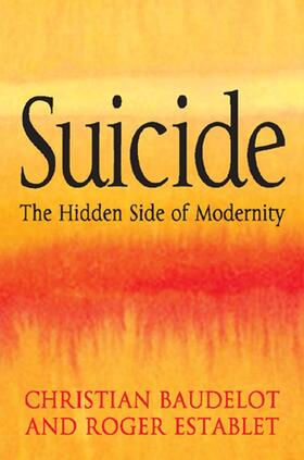 Baudelot / Establet |  Suicide | Buch |  Sack Fachmedien