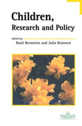 Bernstein / Brannen |  Children, Research And Policy | Buch |  Sack Fachmedien