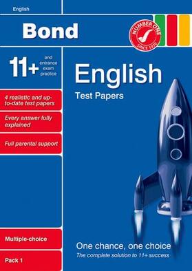 Lindsay |  Bond 11+ Test Papers English Multiple-Choice Pack 1 | Buch |  Sack Fachmedien