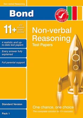 Baines |  Bond 11+ Test Papers Non-Verbal Reasoning Standard Pack 1 | Buch |  Sack Fachmedien