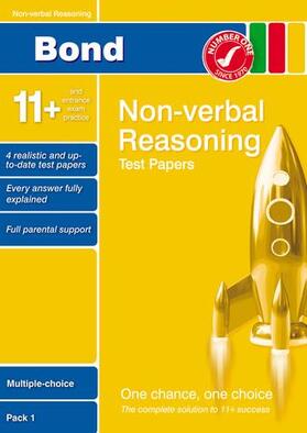 Baines |  Bond 11+ Test Papers Non-Verbal Reasoning Multiple Choice Pack 1 | Buch |  Sack Fachmedien