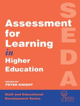 Knight |  Assessment for Learning in Higher Education | Buch |  Sack Fachmedien