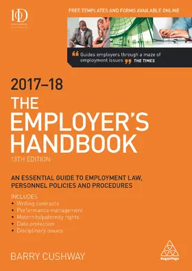 Cushway |  The Employer's Handbook 2017-2018 | eBook | Sack Fachmedien