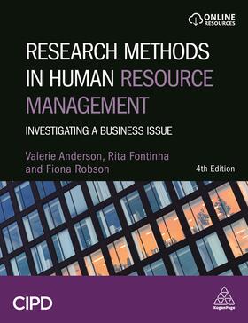 Anderson / Fontinha / Robson |  Research Methods in Human Resource Management | Buch |  Sack Fachmedien