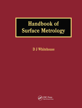 Whitehouse |  Handbook of Surface Metrology | Buch |  Sack Fachmedien
