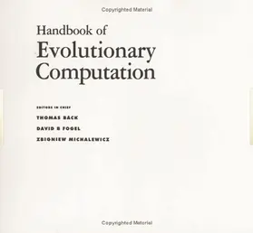 Baeck / Fogel / Michalewicz |  Handbook of Evolutionary Computation | Buch |  Sack Fachmedien