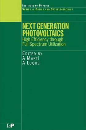 Marti / Luque |  Next Generation Photovoltaics | Buch |  Sack Fachmedien